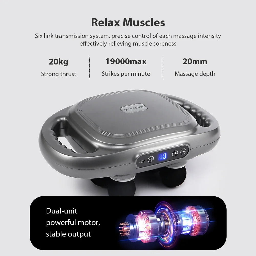 π Last Day Promotion Save 65% - πππ¬π²ππ¨π¦ππ¨π«πβ’ Six-Head Muscle Relaxation Gun Massager