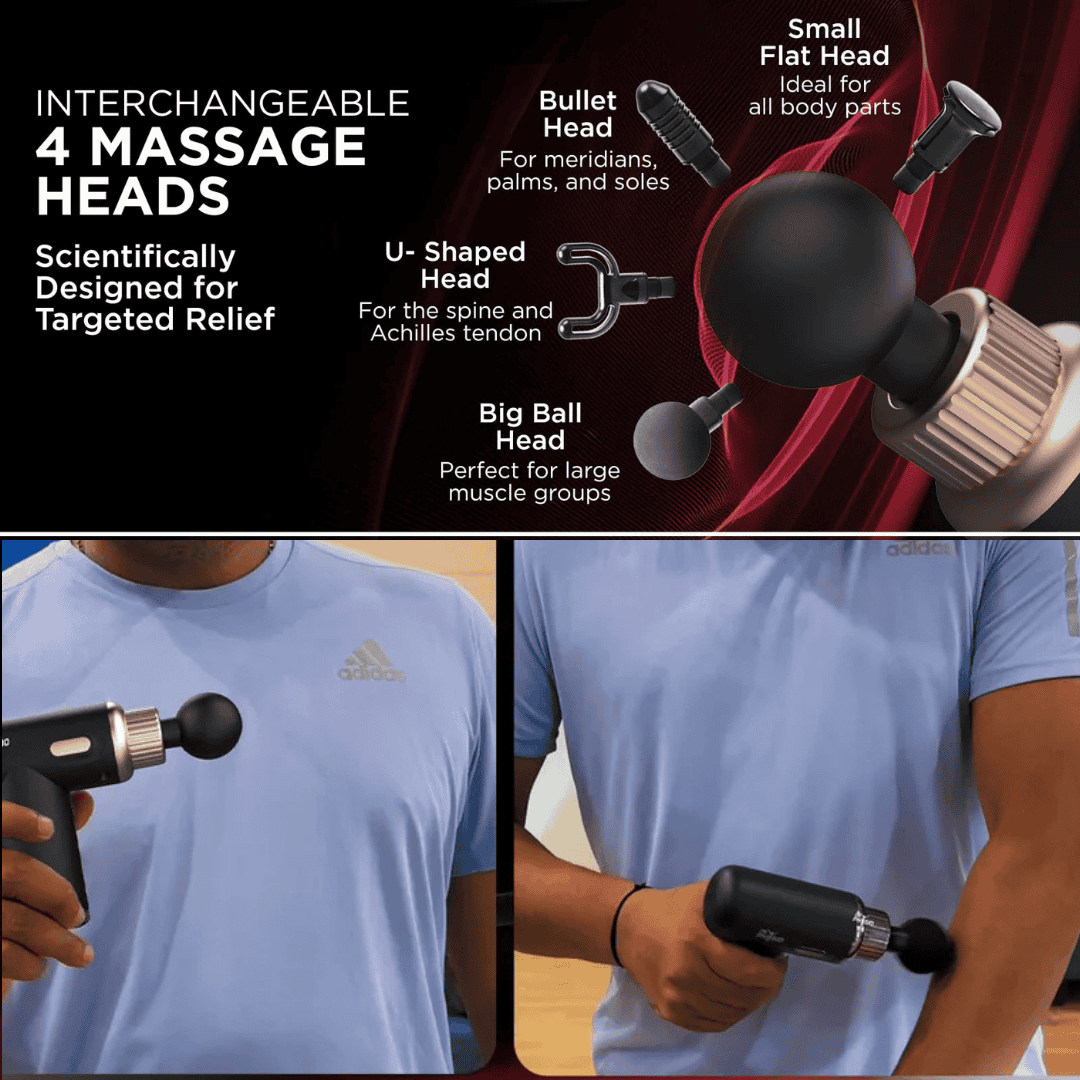 ๐๐ฒ๐ง๐๐ฆ๐จโข Rechargeable Gun Massager - ู
ุฏูู ุจูุฏููุฉ ูุงุจูุฉ ููุดุญู