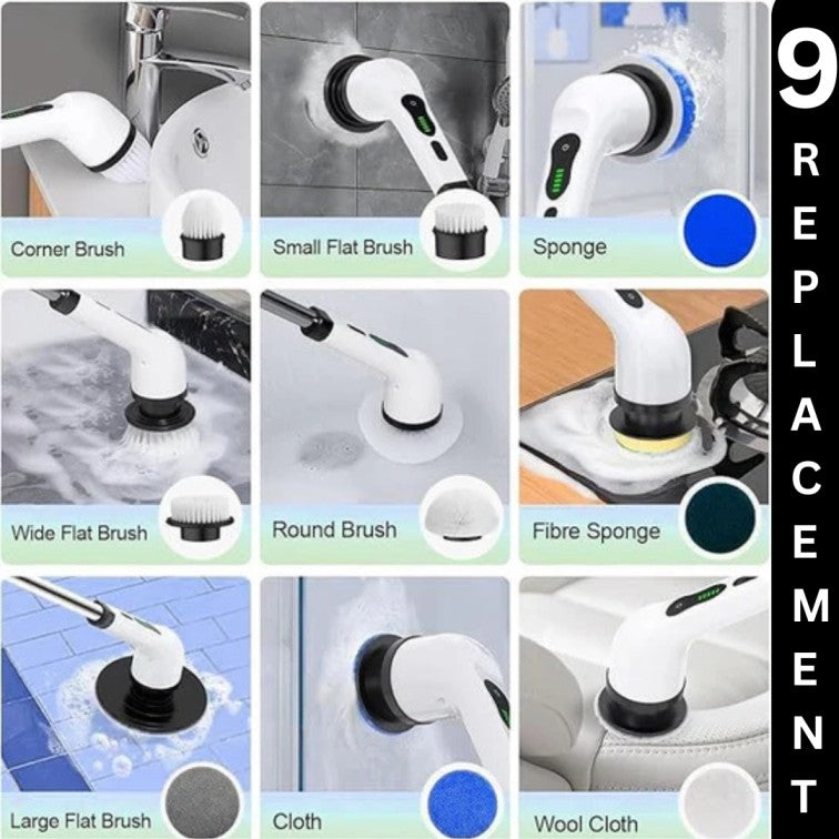 🎁 Last Day Promotion Save 65% - 𝐂𝐥𝐞𝐚𝐧𝐌𝐚𝐱™ HeavyDuty 9-in-1 Electric Spin Cleaner
