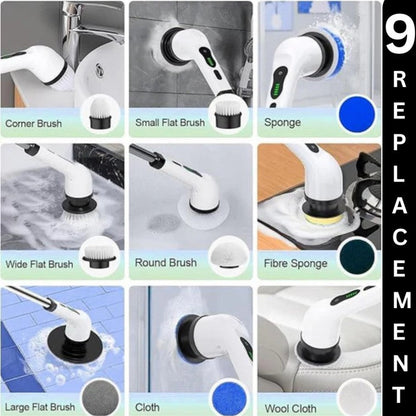 🎁 Last Day Promotion Save 65% - 𝐂𝐥𝐞𝐚𝐧𝐌𝐚𝐱™ HeavyDuty 9-in-1 Electric Spin Cleaner
