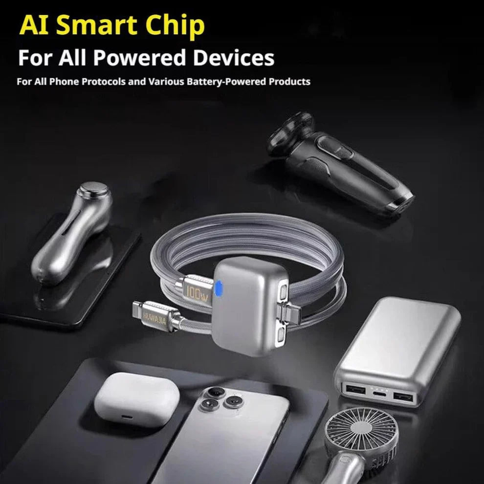 140W Fast Charger Separator, Auto Disconnect Charging Adapter