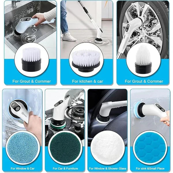 🎁 Last Day Promotion Save 65% - 𝐂𝐥𝐞𝐚𝐧𝐌𝐚𝐱™ HeavyDuty 9-in-1 Electric Spin Cleaner