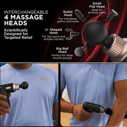 𝐃𝐲𝐧𝐚𝐦𝐨™ Rechargeable Gun Massager - مدلك بندقية قابلة للشحن